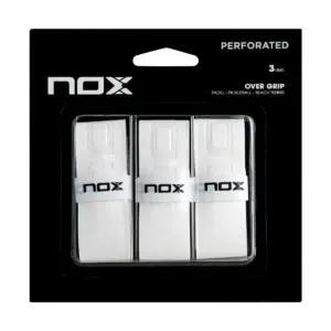 Overgrips Nox Pro Lisos Blanco — Pack 3 piezas